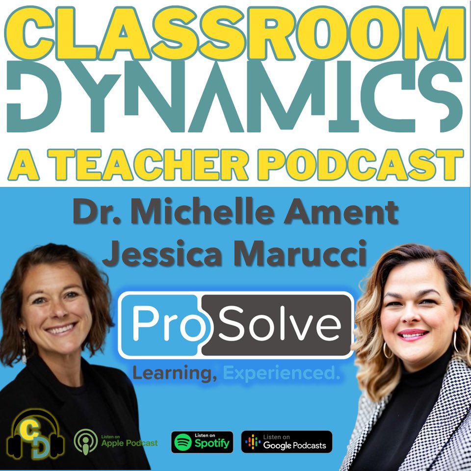 ClassDynamics's tweet photo. ‼️ NEW EPISODE ‼️ Teaching for Tomorrow: @ProSolveEdu’s Blueprint for Human-Centered Competencies Alongside #ArtificialIntelligence #edchat #edtech 🎧 🎙️ here: https://t.co/p14Xr5Om77 https://t.co/H0zGHWlIOD