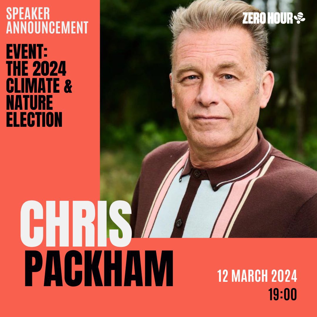 Tonight at 7pm I’ll be launching Zero Hour’s Election Campaign– 2024 is our last best chance to lock the Climate &amp; Ecology Bill into law . . . so join us &amp; get involved: tinyurl.com/yyc7vv9r