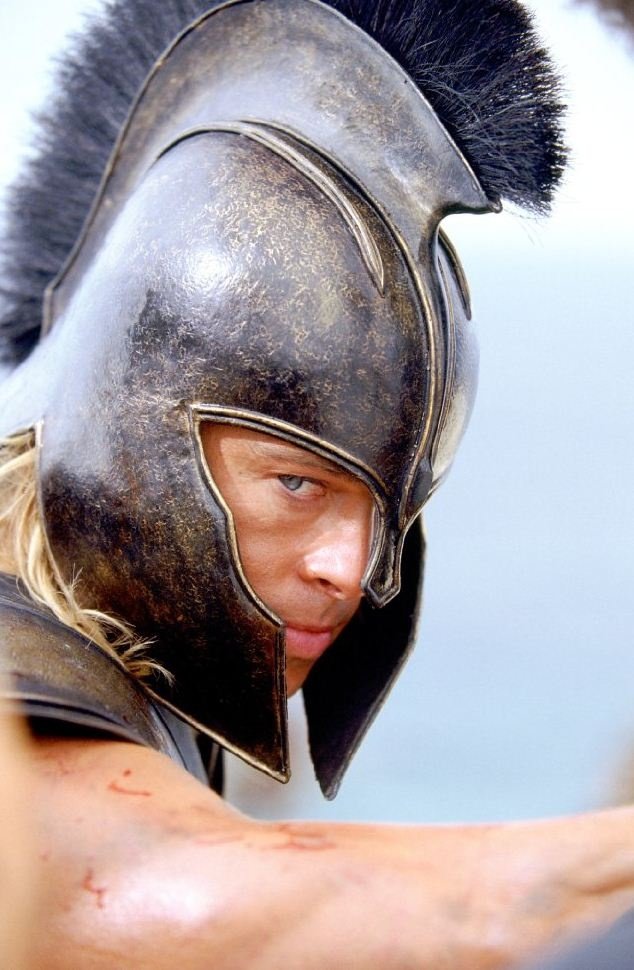 Lo de Brad Pitt en 'Troya' una cosa descomunal.
