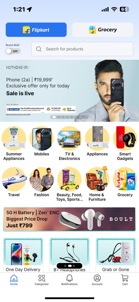 jnag1609's tweet photo. @Flipkart @flipkartsupport is a total FRAUD! Everywhere in India, from newspapers to websites it’s showing *Nothing Phone 2a at ₹19,999 today only* but when I am ordering it is showing 23,999 the same price! Sirf pagal banate h koi offer nai koi discount nahi! 
@nothingindia https://t.co/Z5wj7Dnbdd