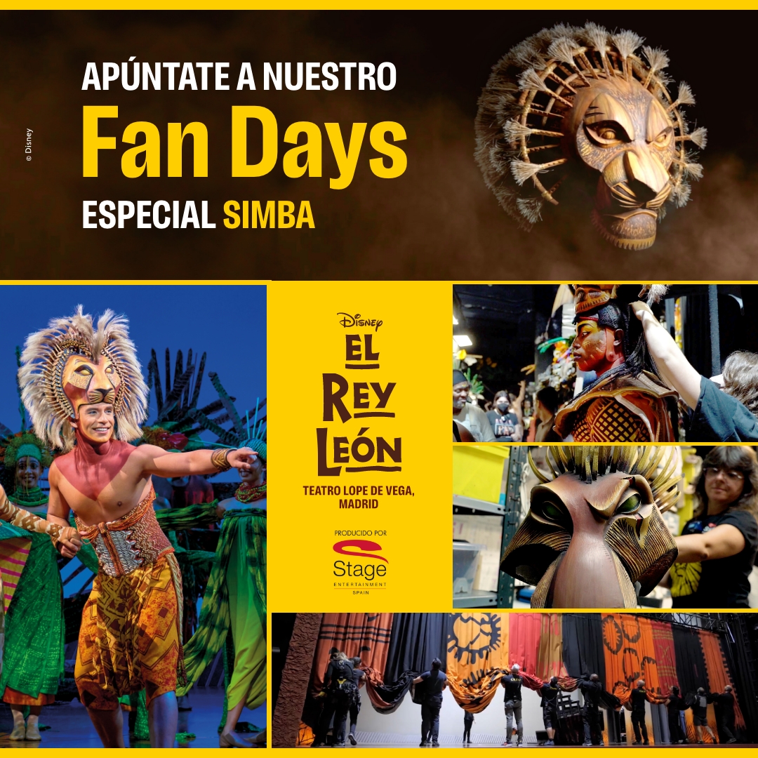 ReyLeonMusical's tweet image. ¡Apúntate al próximo #FanDay especial #Simba! 🦁✨