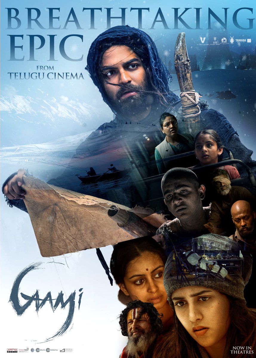 #Gaami is absolute visual wonder with a great climax. Good narration with engaging screenplay Mind blowing visuals 🔥 Debutant director Vidyadhar Kagita deserves praise for his vision and execution of a concept that is not widely discussed, Rating : 3.75/5 👏👏