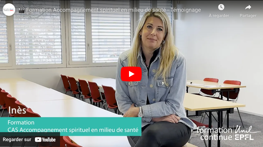 Formation Continue UNIL-EPFL (@foco_unil_epfl) on Twitter photo 🎬 Découvrez le témoignage d'Inès, qui a participé à la formation certifiante (CAS) en Accompagnement spirituel en milieu de santé : youtube.com/watch?v=e47vVl…
✅Intéressé.e par cette formation, organisée conjointement par l'<a href="/unil/">Université de Lausanne</a>, le <a href="/CHUVLausanne/">CHUV / Centre hospitalier universitaire vaudois</a> et l'<a href="/unifr/">Uni Fribourg</a> ? 👉 🎬 Découvrez le témoignage d'Inès, qui a participé à la formation certifiante (CAS) en Accompagnement spirituel en milieu de santé : youtube.com/watch?v=e47vVl…
✅Intéressé.e par cette formation, organisée conjointement par l'<a href="/unil/">Université de Lausanne</a>, le <a href="/CHUVLausanne/">CHUV / Centre hospitalier universitaire vaudois</a> et l'<a href="/unifr/">Uni Fribourg</a> ? 👉