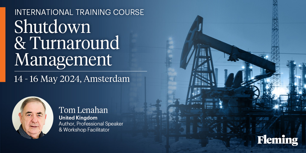 🌟 Elevate your expertise in Shutdown & Turnaround Management with our comprehensive course led by industry expert Tom Lenahan. Don't miss out! Register now 👉 eu1.hubs.ly/H0821nc0🚀 #ShutdownManagement #TurnaroundManagement #TomLenahan #TrainingCourse