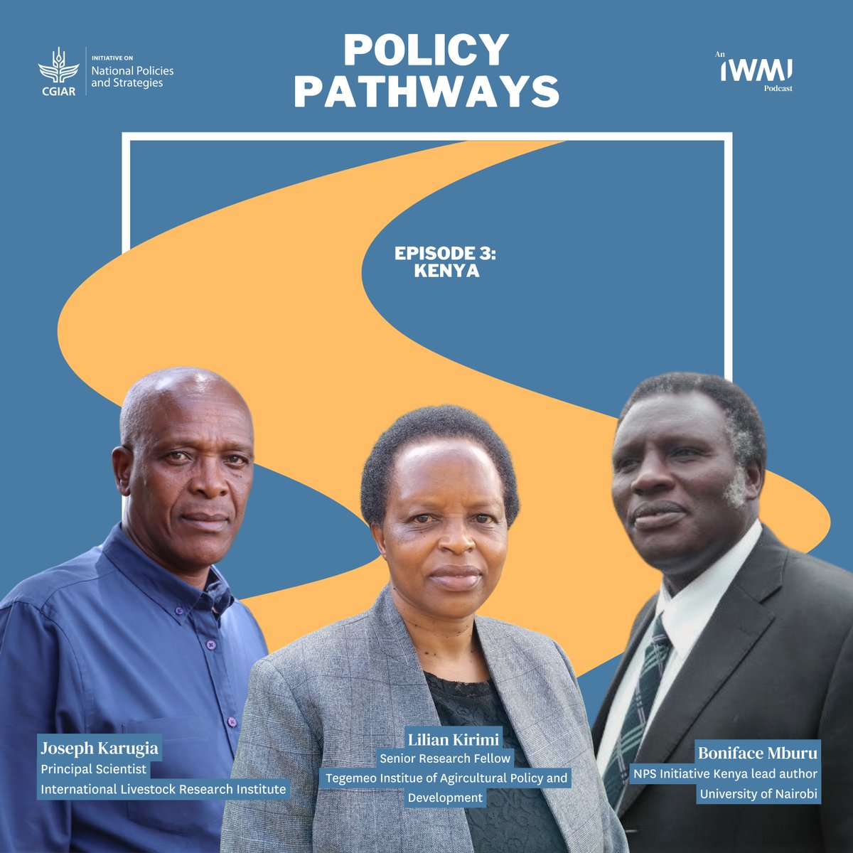 CGIAR's tweet photo. How can policy coherence help Kenya advance its national development plan?
𝐄𝐩𝐢𝐬𝐨𝐝𝐞 𝟑 of @IWMI_'s #PolicyPathways explores how gender inclusion & coherent cross-ministry strategies can contribute to achieve Kenya's development goals.
🎧 https://t.co/RsfSfE5C3q
#OneCGIAR https://t.co/l9VCTDh5cj