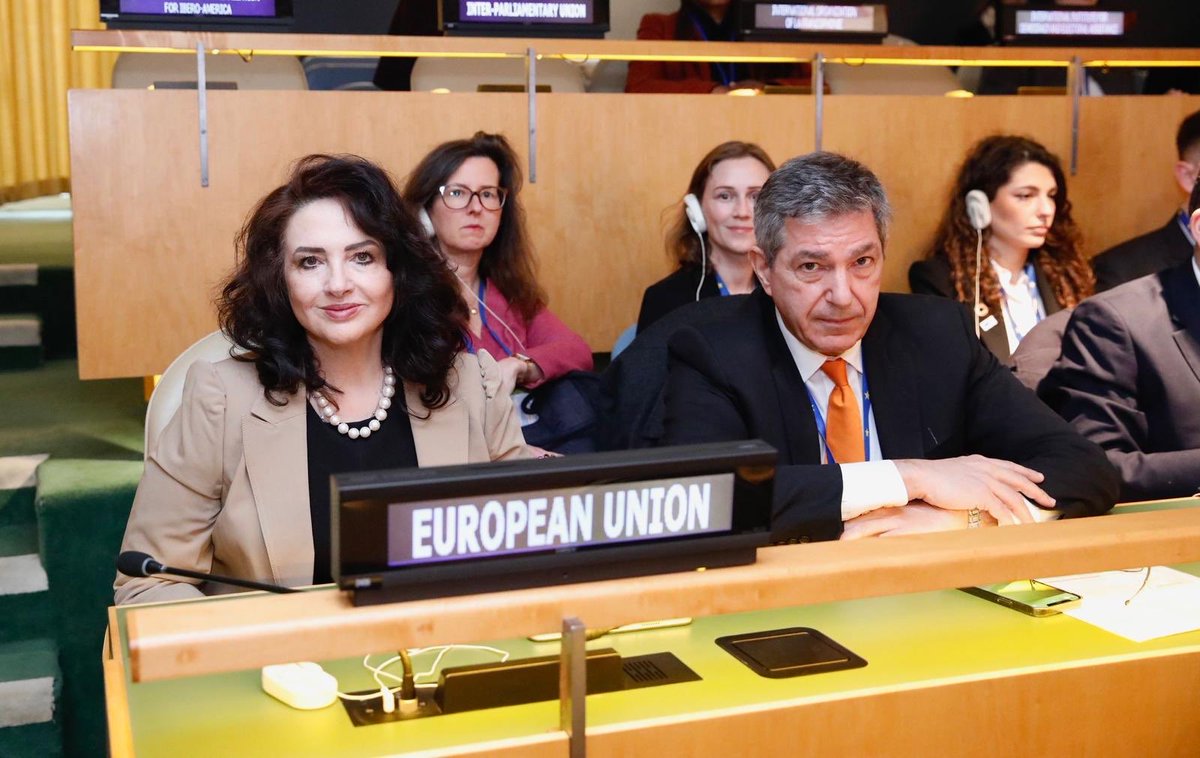 This week, I am attending #CSW68 leading the <a href="/EUatUN/">🇪🇺EU at UN-NY</a>’s delegation to discuss about the priority topics of:
- Accelerating the achievement of #GenderEquality
- Addressing #GenderRelatedPoverty

#EUatCSW #WorldOfEquality
