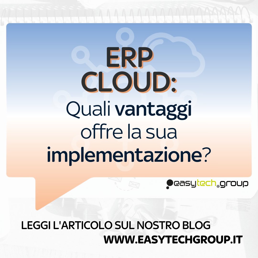 Easytech_IT's tweet photo. 💡 Un #ERP Cloud è una soluzione #software che grazie alla sua piattaforma basata su #cloud, permette la gestione e l'automazione dei processi aziendali

https://t.co/q62Q81OoOC

#ERP #odoo https://t.co/SEFcGy6dBK