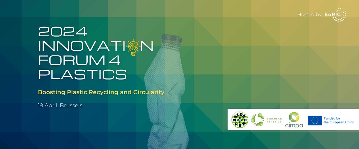 CIMPA (@cimpa_project) on Twitter photo CIMPA, together with the <a href="/REA_research/">European Research Executive Agency</a> and other EU-funded projects, is organising the 2024 edition of the “Innovation Forum 4 Plastics”, side event <a href="/WorldCircular/">WorldCircularEconomyForum</a>
🗓️Friday 19 April 2024, from 9:00 to 13:00
📍Comet Meetings – Louise Brussels
🔗More info: bit.ly/3IuKGXY CIMPA, together with the <a href="/REA_research/">European Research Executive Agency</a> and other EU-funded projects, is organising the 2024 edition of the “Innovation Forum 4 Plastics”, side event <a href="/WorldCircular/">WorldCircularEconomyForum</a>
🗓️Friday 19 April 2024, from 9:00 to 13:00
📍Comet Meetings – Louise Brussels
🔗More info: bit.ly/3IuKGXY