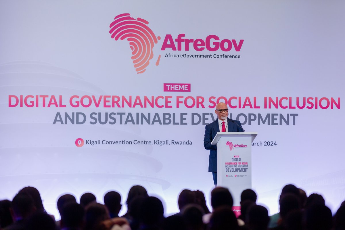 Adeyinka Adeyemi (Chief Executive Officer, Intermarc Consulting and Convener of the Africa e-Governance Conference) welcoming guests, speakers, and delegates to #AfreGov2024, themed 'Digital Governance for Social Inclusion and Sustainable Development.'

#AfreGov #conference