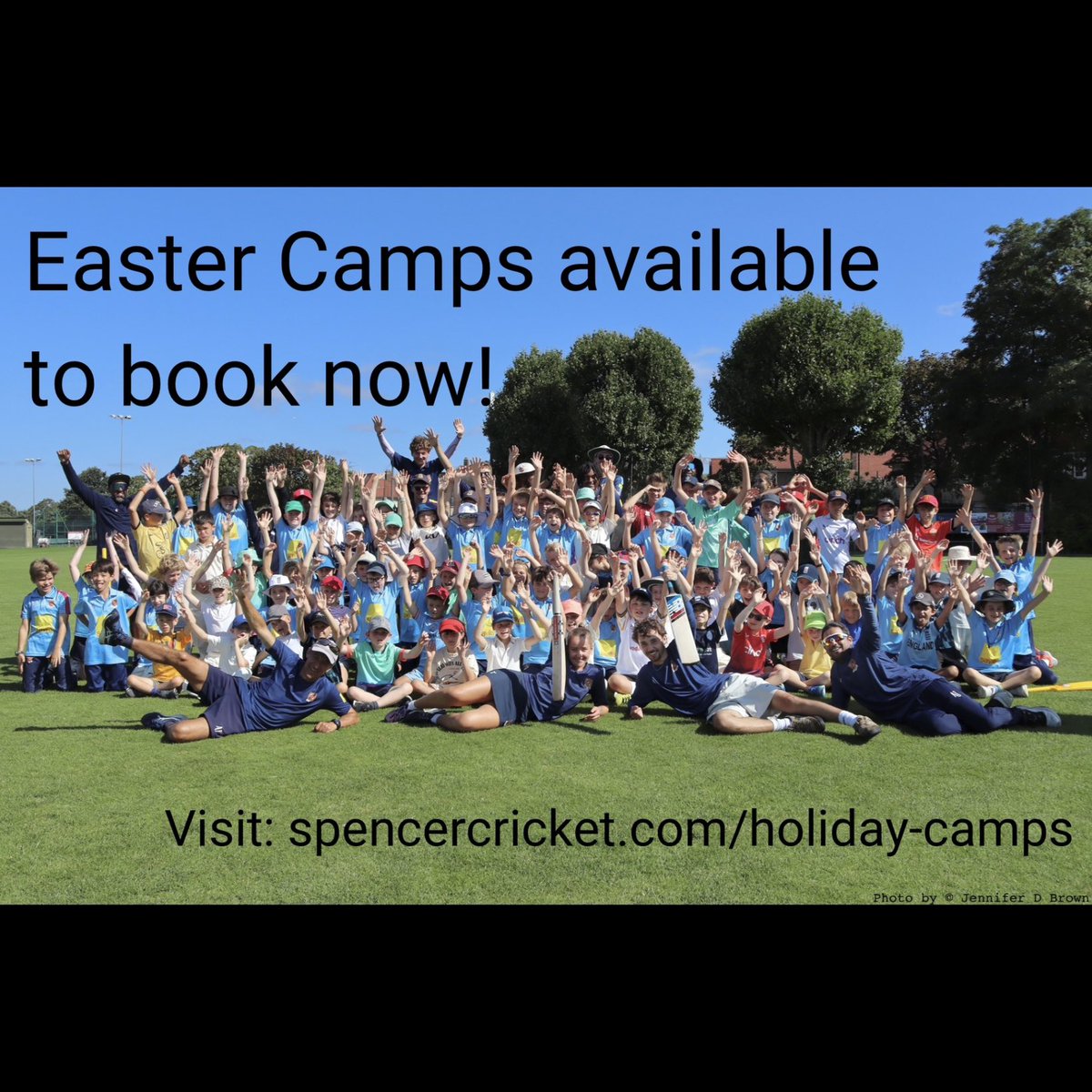 Our Easter camps are now available to members and non members! Places are limited and the links to book can be found at spencercricket.com/holiday-camps