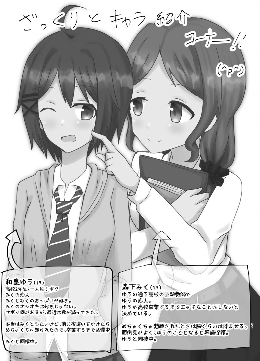 #オリキャラは性癖の見本市

癖しかないですねぇ…

歳の差とか身長差とか性格の違いとか
美味しい美味しい(*'ч`*)mgmg 