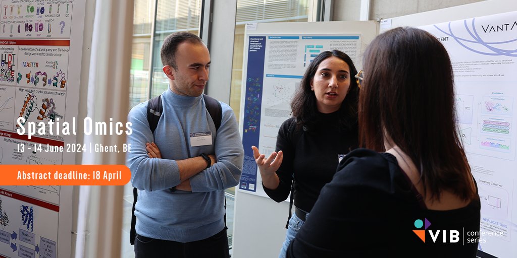 📢 Only 1 month left to submit your abstract for #SpatialOmics24! Don’t miss out on the chance to showcase your research to leading experts. Take your chance to win the Molecular Systems Biology Poster Prize. Submit here: vibbio.tech/3VcXvNX Abstract deadline: 18 April