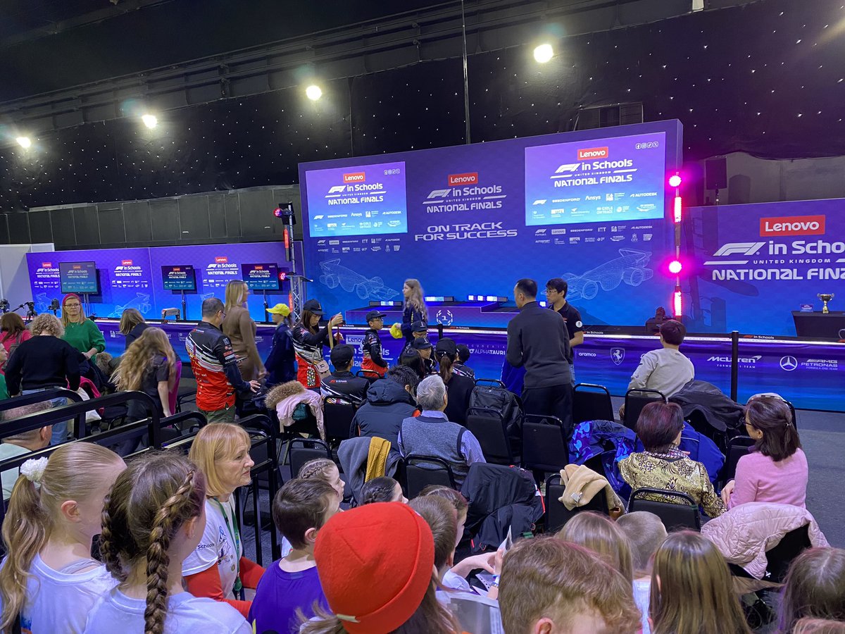 Sprowston Junior have arrived at the F1 in Schools National Finals!