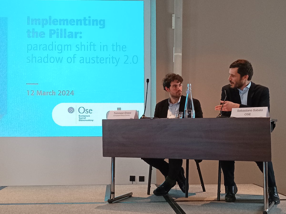 ETUI_org's tweet photo. ‘We need new green jobs and skills, but we also need to make sure the quality of those jobs is high.’ 🌱👷

@SebaSabato82 @OSE_be on the social dimension of the 🇪🇺 #GreenDeal Industrial Plan 

‘Social policy in the EU: state of play’
#BilanSocial
🔗 https://t.co/r3KETJGyHn https://t.co/xTRHAKFY8l