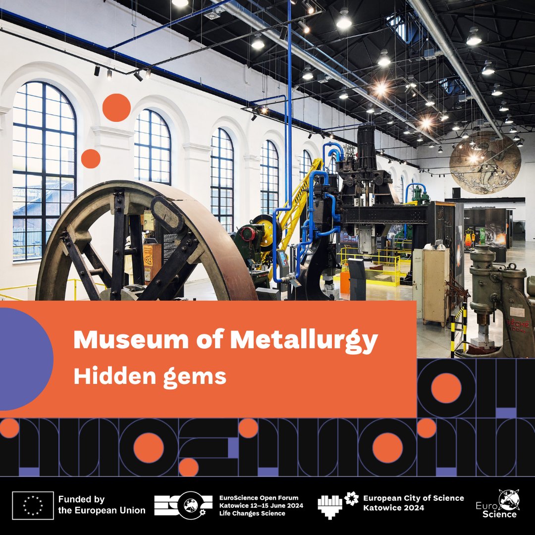 Discover Katowice’s hidden gem: Museum of Metallurgy! 💎 🏭 Museum of Metallurgy in Chorzów, established in 2021, is Poland's first to showcase history of metallurgy starting from the Industrial Revolution 🏭 Learn about ESOF special offer at esof.eu/museum-of-meta…