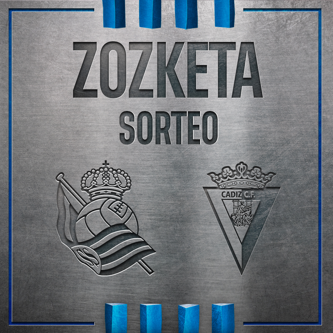 RealSociedadEUS's tweet photo. 💥 ZOZKETA 💥

Cadiz CF-ren aurkako partidarako (martxoak 15, 21:00) BI SARRERA zozkatzen ditugu! RT egin eta parte hartu!

#WeareReal