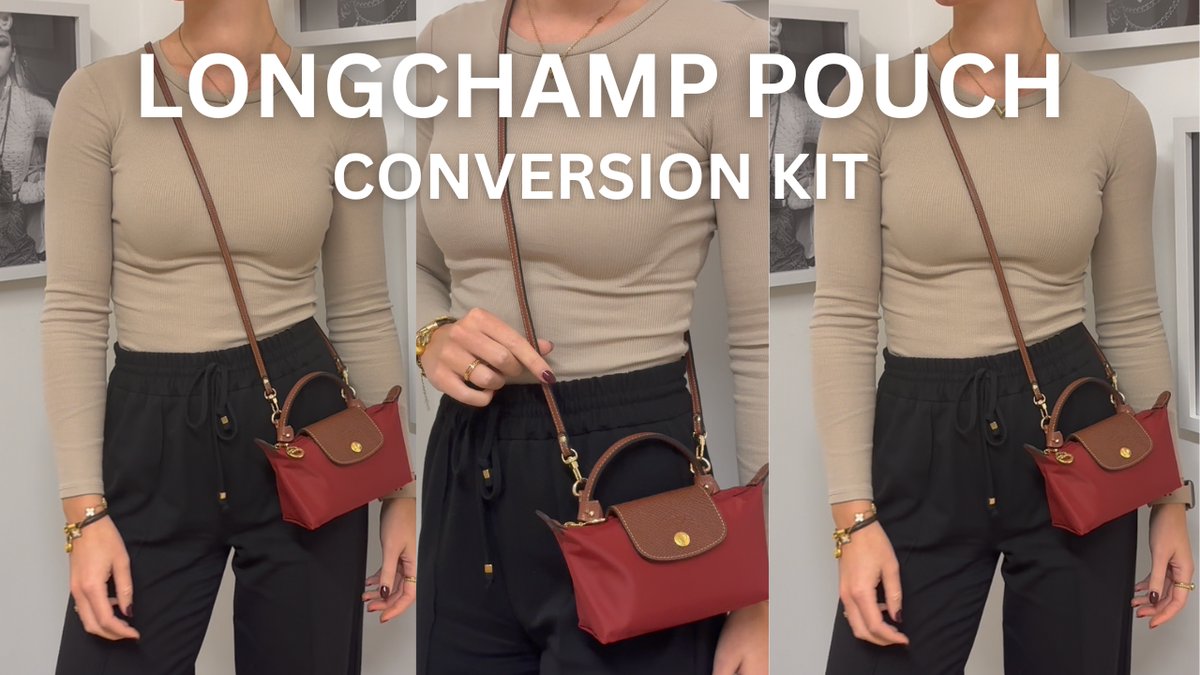 BACK IN STOCK! You can now order our best selling conversion kit for the Longchamp Le Pliage Original Pouch. Secure yours here - handbagangels.com/product/conver…