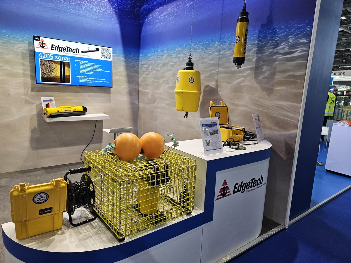 EdgeTech (@edgetechmarine) on Twitter photo It’s showtime! If you’re visiting <a href="/OceanologyIntl/">Oceanology International</a> this week be sure to stop by our stand K201. It’s showtime! If you’re visiting <a href="/OceanologyIntl/">Oceanology International</a> this week be sure to stop by our stand K201.