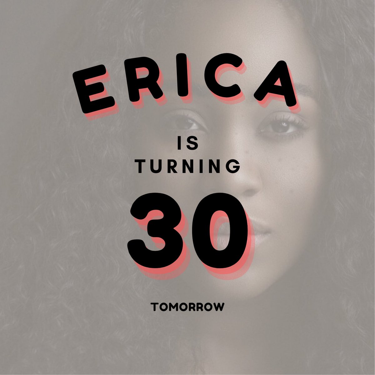 Giseleir1's tweet photo. No Erica fan would pass without Retweeting this ❤️

MASH TATIN IS TOMORROW 
Erica Nlewedim 
#EricasBirthdayEve https://t.co/2nxcy451zB