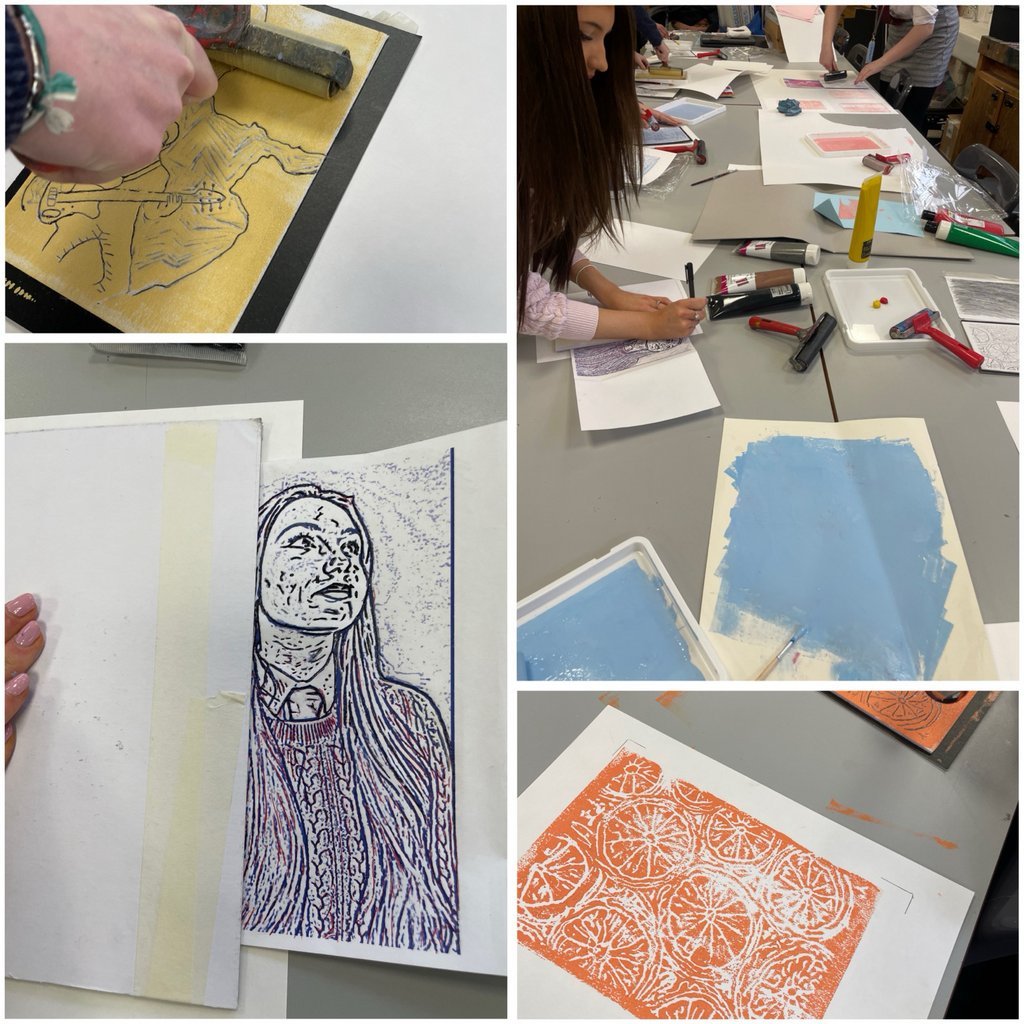 Straight into poly print reductions this morning with Y12 Graphic Design students. Students are looking at different ways of experimenting with their digital outcomes. #enjoyingexcellence Via: @hx_adt on Mastodon @ ExceedLP 📰 View News: hallx.me/JgQ74