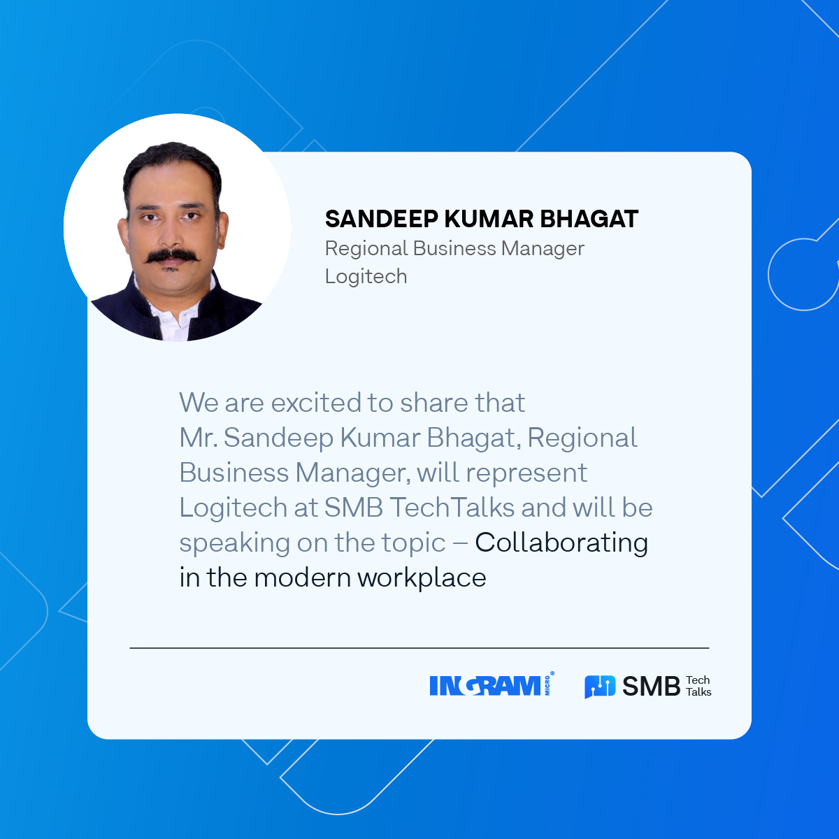 SMB TechTalks: Get Ready for Valuable Insights by Eminent Technology Leaders! @Acer @Adobe @Logitech @HPE_India @MicrosoftIndia @cisco_in #ingrammicroindia #SMBTechTalks