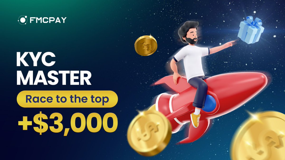 FMCPay's tweet photo. Are you ready to make your mark as a leader in the vibrant FMCPAY community? Prepare to blaze a trail of success and be crowned the ultimate champion in our latest adventure – the FMCPAY Referral & KYC Challenge! The more you invite, the bigger the gifts!

🏆 Prizes:
🥇 1st Place: $200 to 1 winner
🥈 2nd Place: $100 to 1 winner
🥉 3rd Place: $20 to each 60 winners

Plus, each participant receives:
💝 2500 FMC for sign-up and completing KYC.
💝 2500 FMC for every successful referral.

💡 How to Participate:
1️⃣ Follow @FMCPay and tag 3 friends in this post.
2️⃣ Retweet this post with hashtags $FMC #Fimarkcoin #FMCPAY #TOPKYC
3️⃣ Sign up on FMCPAY and complete your KYC verification.
4️⃣ Share your unique referral link.
5⃣ Fill out the form to complete your entry: https://t.co/Jal5bdK4mt

🎉 Terms & Conditions: https://t.co/htCtjUdf4t

This is your chance to shine and make a difference in our growing community. Lead by example, inspire others to follow in your footsteps, and together, we’ll reach new heights of success and achievement.

#FMCPAY