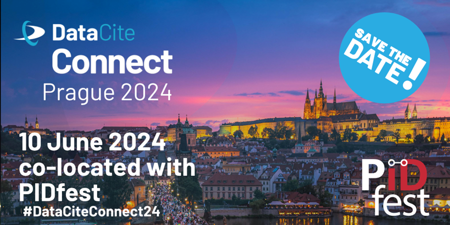 #DontForget to #SaveTheDate! DataCite Connect, 10 June in Prague, Czech Republic (co-located with PIDfest - pidfest.org). Details and registration coming soon.