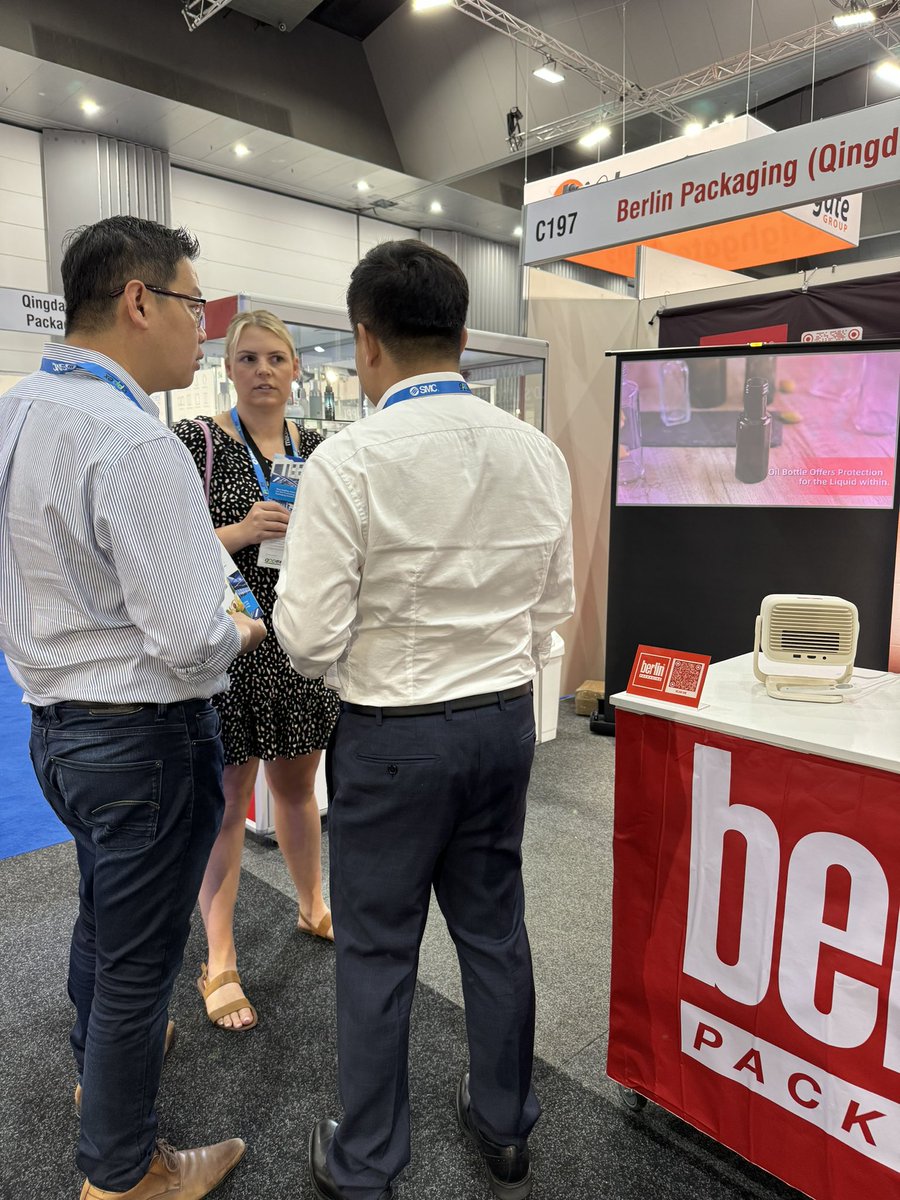 ApacBerlin45077's tweet image. Day 1 of Berlin Packaging APAC in #APPEX 2024.😀

What a amazing day! Thank you to everyone who attended. Together🤝Stronger!
#packaing #processingandpackaging #australiafoodandbeverage