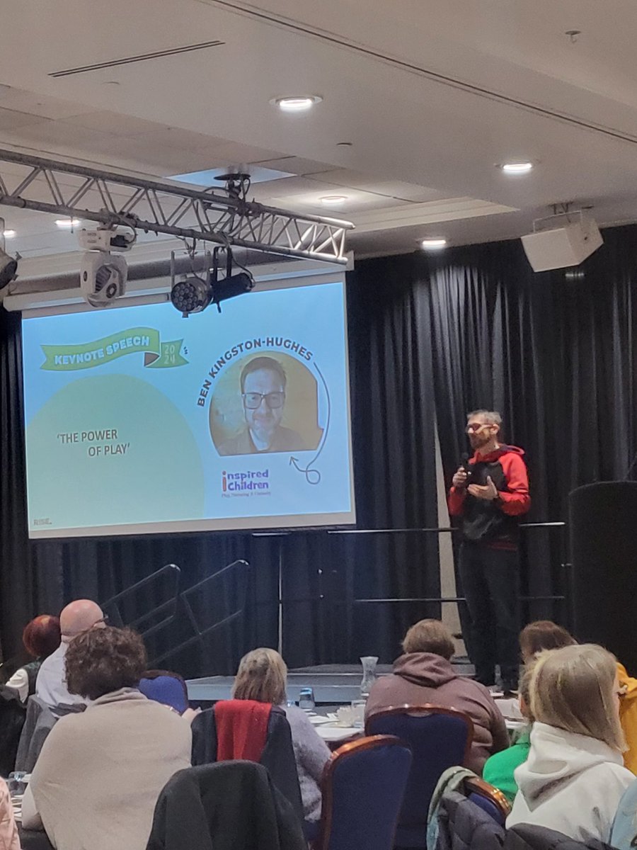 Fantastic start to our 2024 Early Years Conference - Health Well-being and Learning with the amazing Ben Kingston-Hughes 
#riseearlyyears #earlyyearseducation