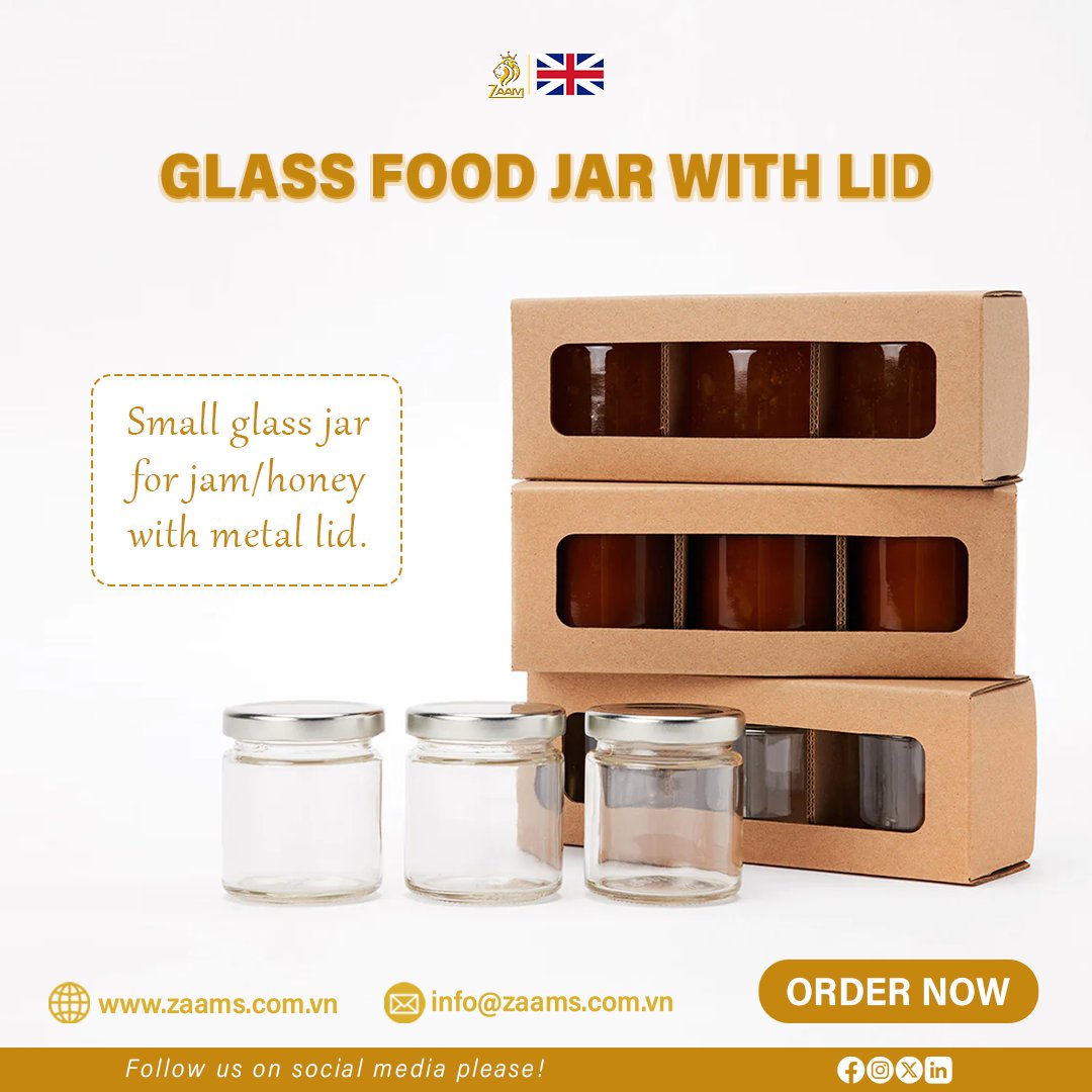 ZaamLTD's tweet photo. 💥Enjoy Safety And Durability With Glass Food Storage Jars And Lid!
📍Please contact us now to meet your packaging needs, even in large quantities!
#zaam #Glasses #foodjar #roundglass #wholesale #supplier #Business #foodstorage #ecofriendly #environmentallyfriendly https://t.co/Wef1HjJpV9