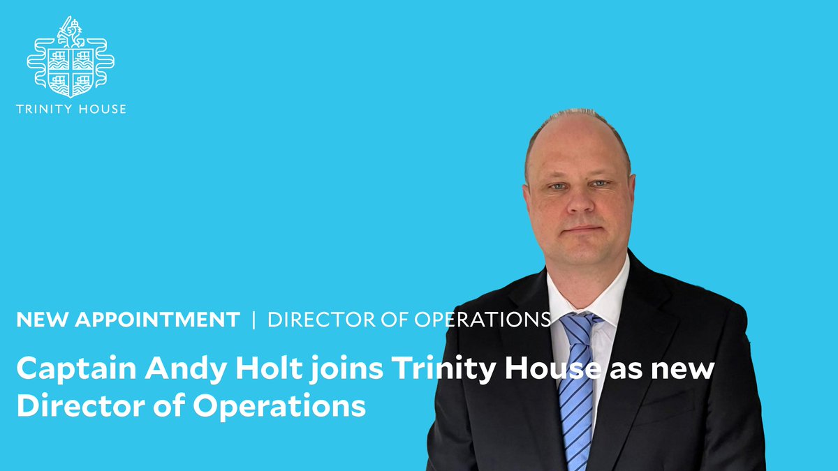 Trinity House has appointed Captain Andy Holt as its new Director of Operations, replacing Commodore Rob Dorey, effective from 11 March. trinityhouse.co.uk/news/trinity-h…