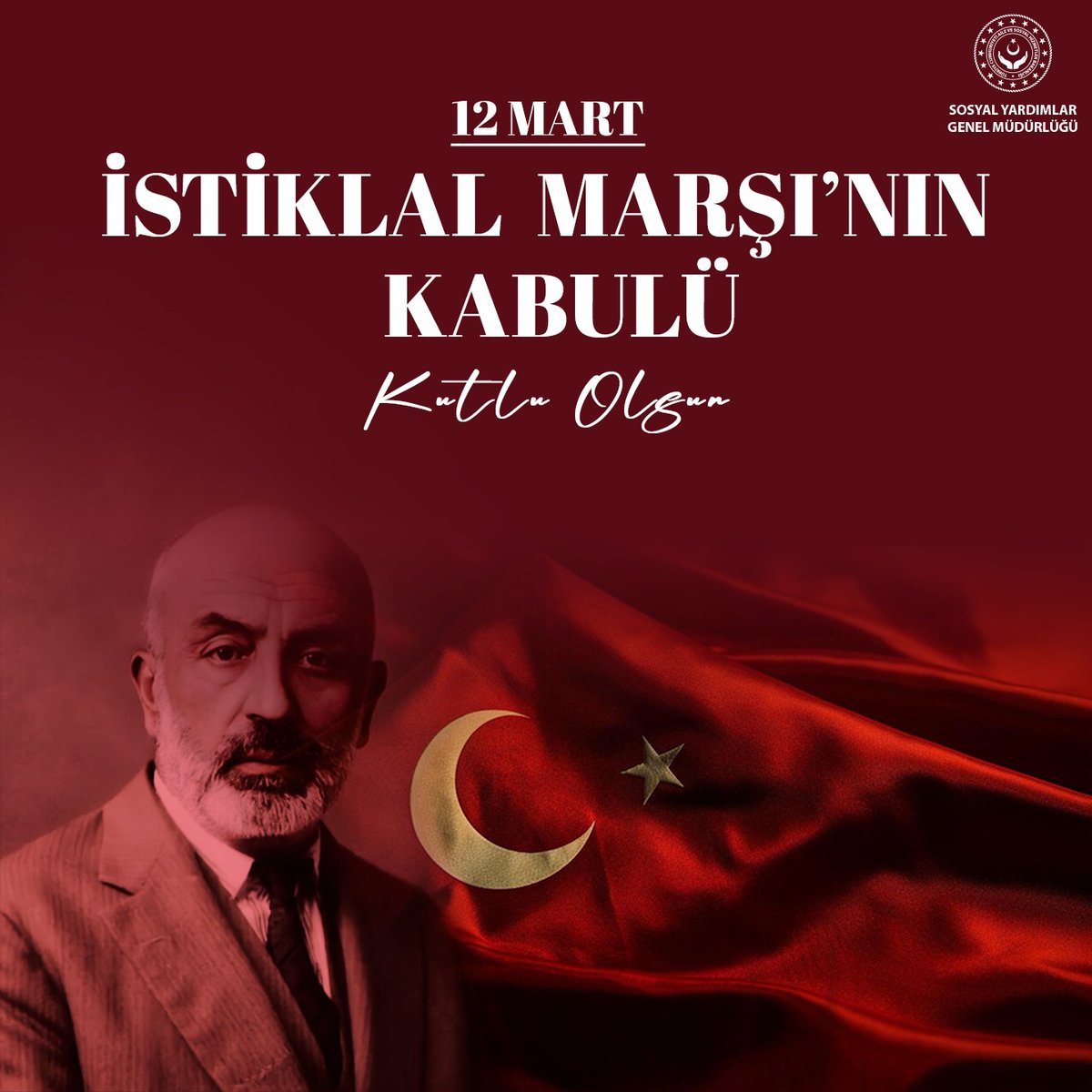 İstiklal Marşı'mızın kabulünün 103. yılı kutlu olsun. Milli Şairimiz Merhum Mehmet Akif Ersoy ile vatan mücadelesinde şehadete yürüyen tüm kahramanlarımızı saygıyla, rahmetle, şükranla anıyoruz.