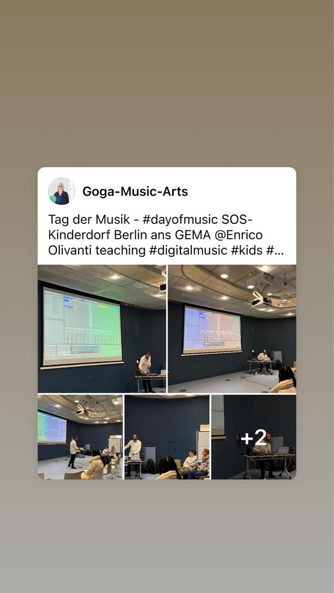 Amazing #digitalmusic #workshop for kids by <a href="/soskinderdorfde/">SOS-Kinderdorf</a> @gema_news  #kinderbotschaft #enricoolivanti #composer supported by #thereisloveinit #gogamusicarts20