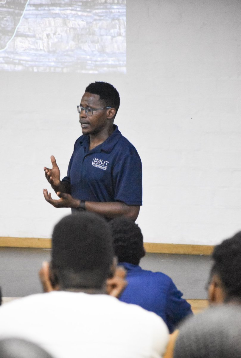 MUTCampus's tweet photo. The MUT SAICE branch hosted the #EngineeringDay24 event in celebration of those who build bridges, literally and metaphorically. Guest speakers included Mr S Robert, Vice Chairman SAICE Durban Branch, Dr JK Bwapwa and Mr K Morodu. 🗜️🧰

#EngineeringDay24 #SaiceMUT #MUT4U https://t.co/bluuXppCDX