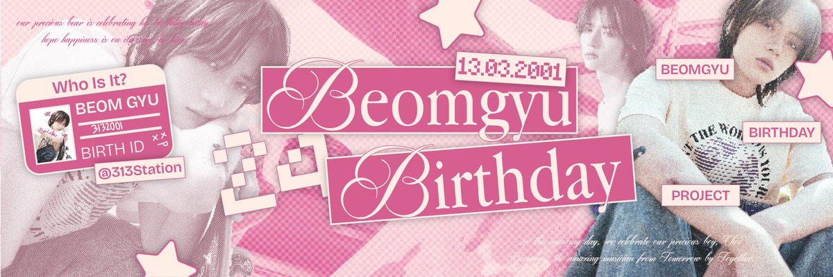 ⠀ Step into the jubilant realm of Beomgyu's birthday bash! Elevate the celebratory spirit by embellishing your profile with the pretty twibbon provided, and let the joy radiate far and wide. 🔗 Bit.ly/313Station ⠀