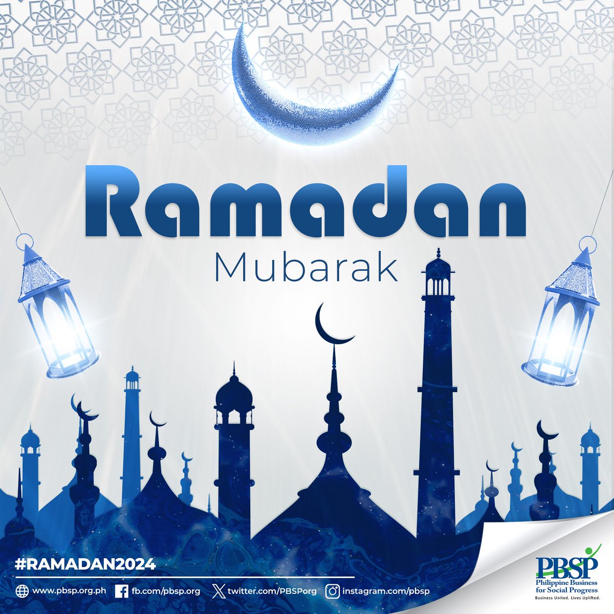 RAMADAN MUBARAK 🌙 🕌 PBSP celebrates the holy month of Ramadan with our Muslim brothers and sisters.
