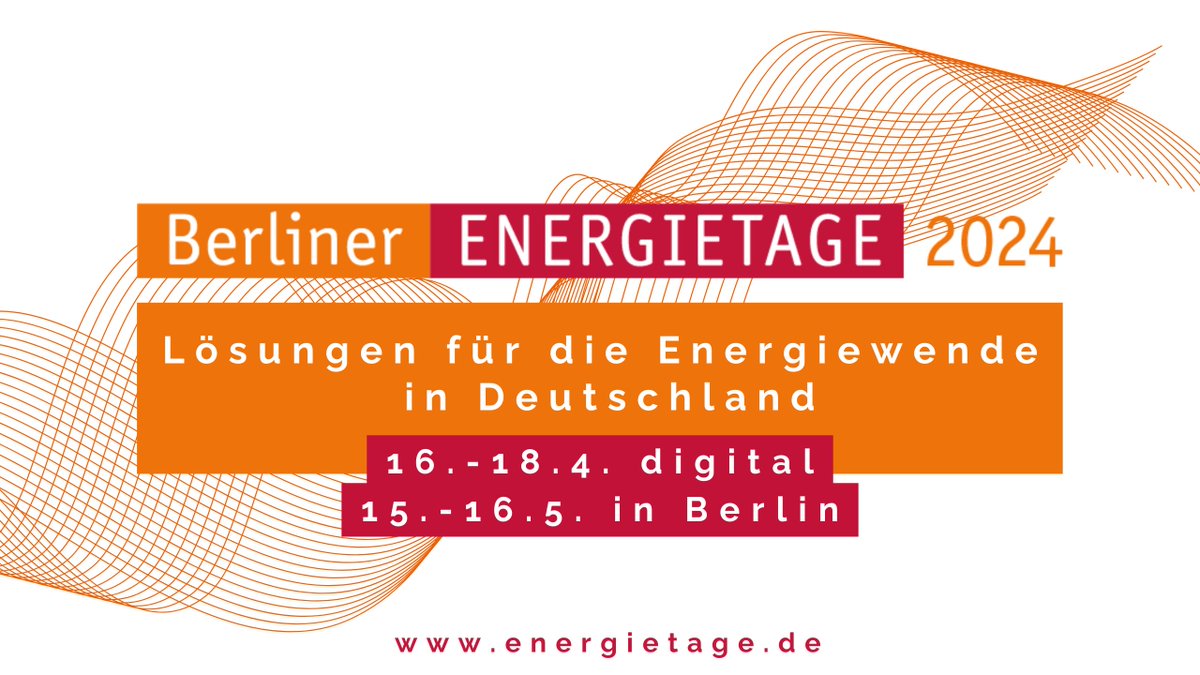 ‼️ Die #ENERGIETAGE finden dieses Jahr ganz unter dem Motto "#Lösungen für die #Energiewende in Deutschland" statt. Alle Infos hier: energietage.de <a href="/ECShares/">SHAREs</a> Projekt ist auch dabei! Weitere Informationen folgen in Kürze!