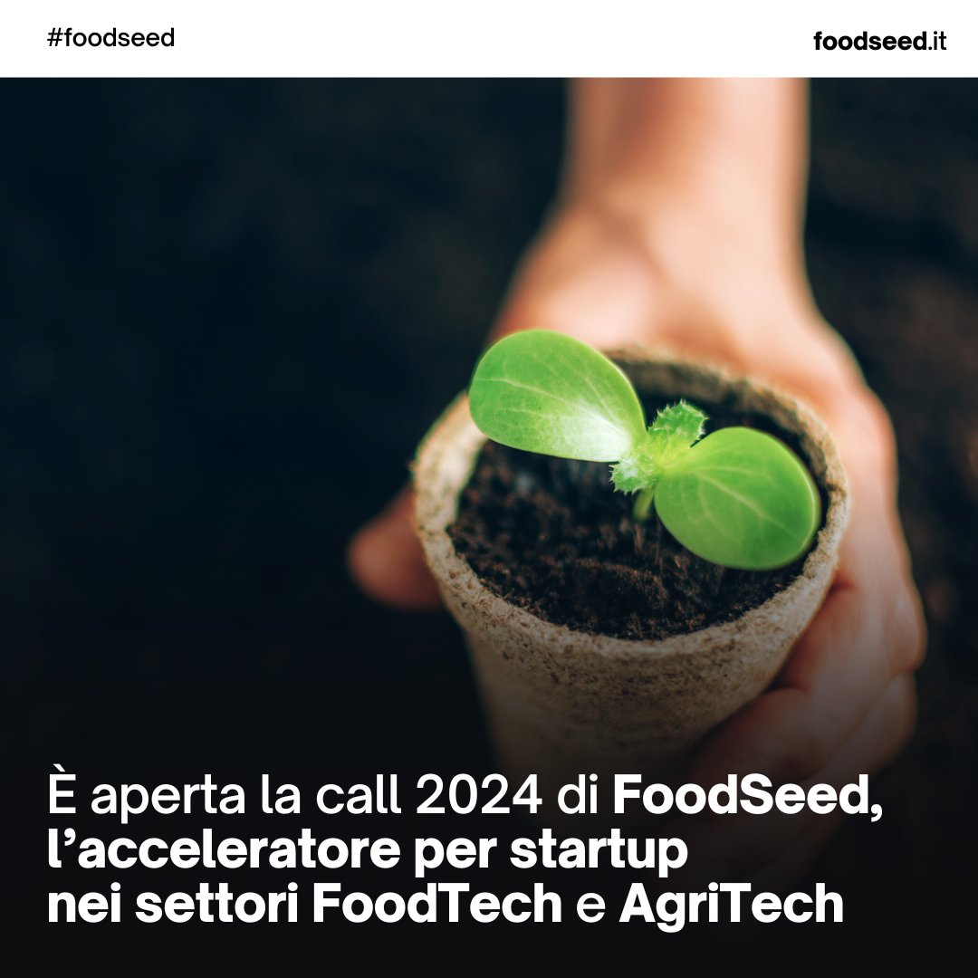 #FoodSeed, l'Acceleratore Foodtech della Rete Nazionale di @CDP Venture Capital SGR (l'#Univr è partner scientifico), ha aperto la call for #agrifoodtech startup per il 2º Batch. Maggiori info (candidature entro il 29/3) > foodseed.it