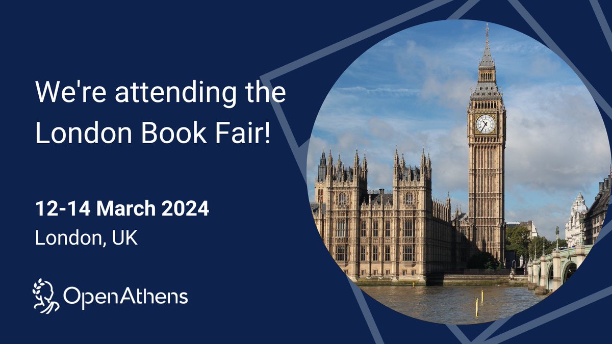 We're at the @LondonBookFair today! Come and say hello to Kieran Prince, Business Development Manager, during the event to find our more about what OpenAthens has to offer. Find out more: londonbookfair.co.uk/en-gb.html #LondonBookFair