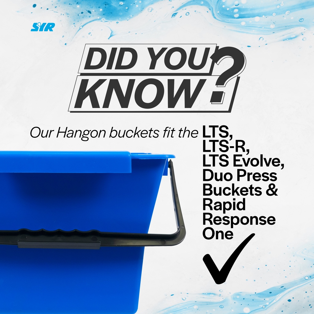 Convenient hand bucket with a multitude of uses...

Colour coded hand buckets which can be used for storage, transferring water or even as a dustpan. Lid sold separately, clips on top and opens with natural hinge.

#SYR #syrclean