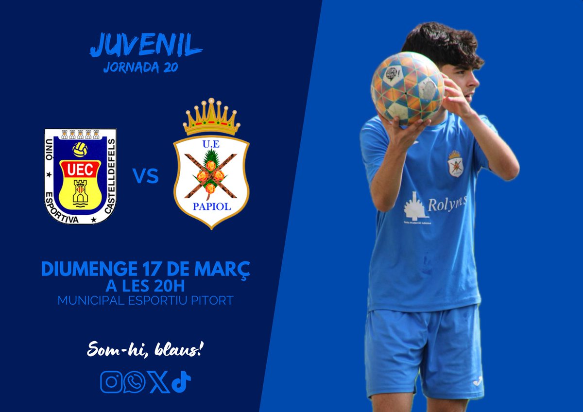 L’AGENDA DE LA SETMANA|

💙Som-hi, blaus!