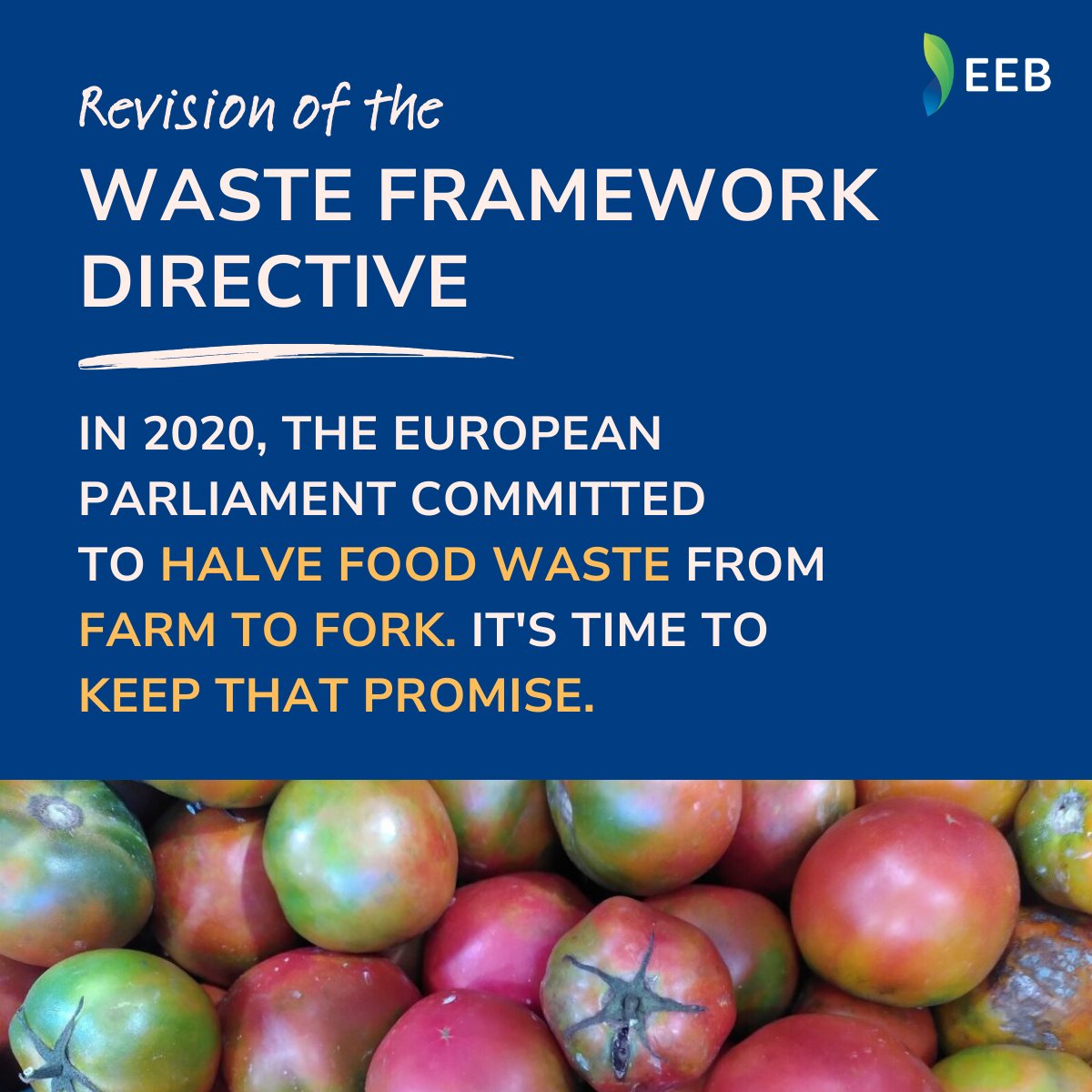🚨<a href="/europarl_EN/">European Parliament</a> is about to vote on a new law to curb food and textile waste.

🧑‍🍳On the food side, the recipe is clear: we need binding reduction targets to halve EU food loss and waste by 2030, including at farm level.

📩Read green NGOs' letter: eeb.org/library/call-f…