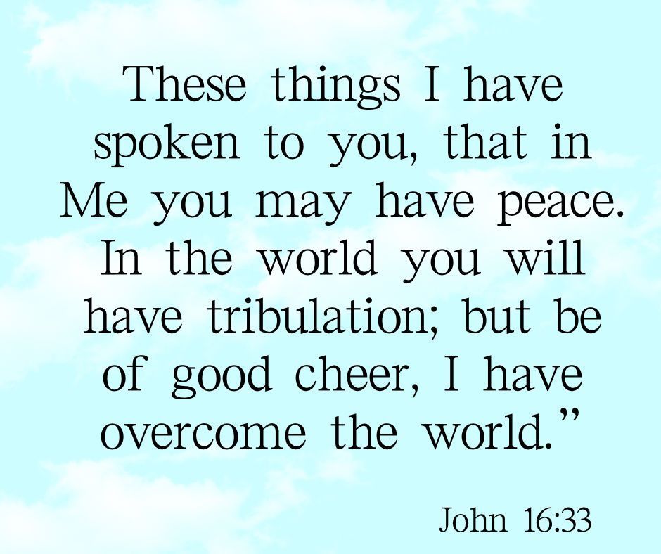 Morning saints! 

Be confident and courageous knowing that when we place our trust in God, He will give us peace in the midst of our storm.