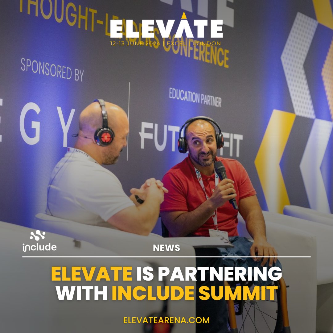 elevatearena's tweet image. Elevate is partnering with Include Summit; the dynamic advocate for equity, diversity, and inclusion (EDI) in sports.

Elevate will integrate four exclusive EDI sessions curated by Include Summit into its educational lineup.

Find out more -&amp;gt; elevatearena.com/london/news/el…