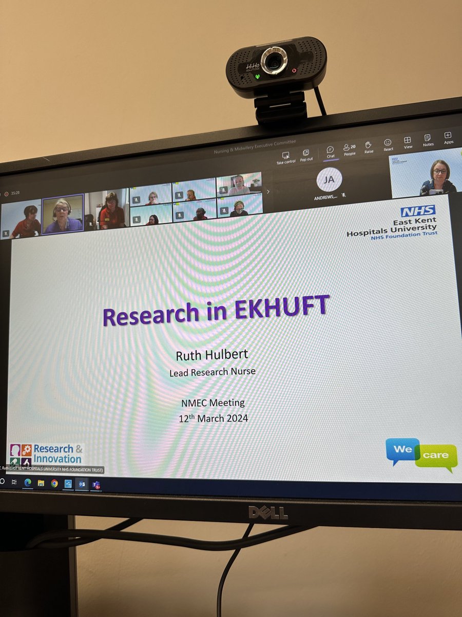 Thank you to ⁦@ruthulbert⁩ and ⁦@Pegg3Claire⁩ for joining us to today to discuss nursing, midwifery and AHP research ⁦@EKHUFT⁩ - lots of exciting plans #futureisbright #proudchiefnurse #research #support