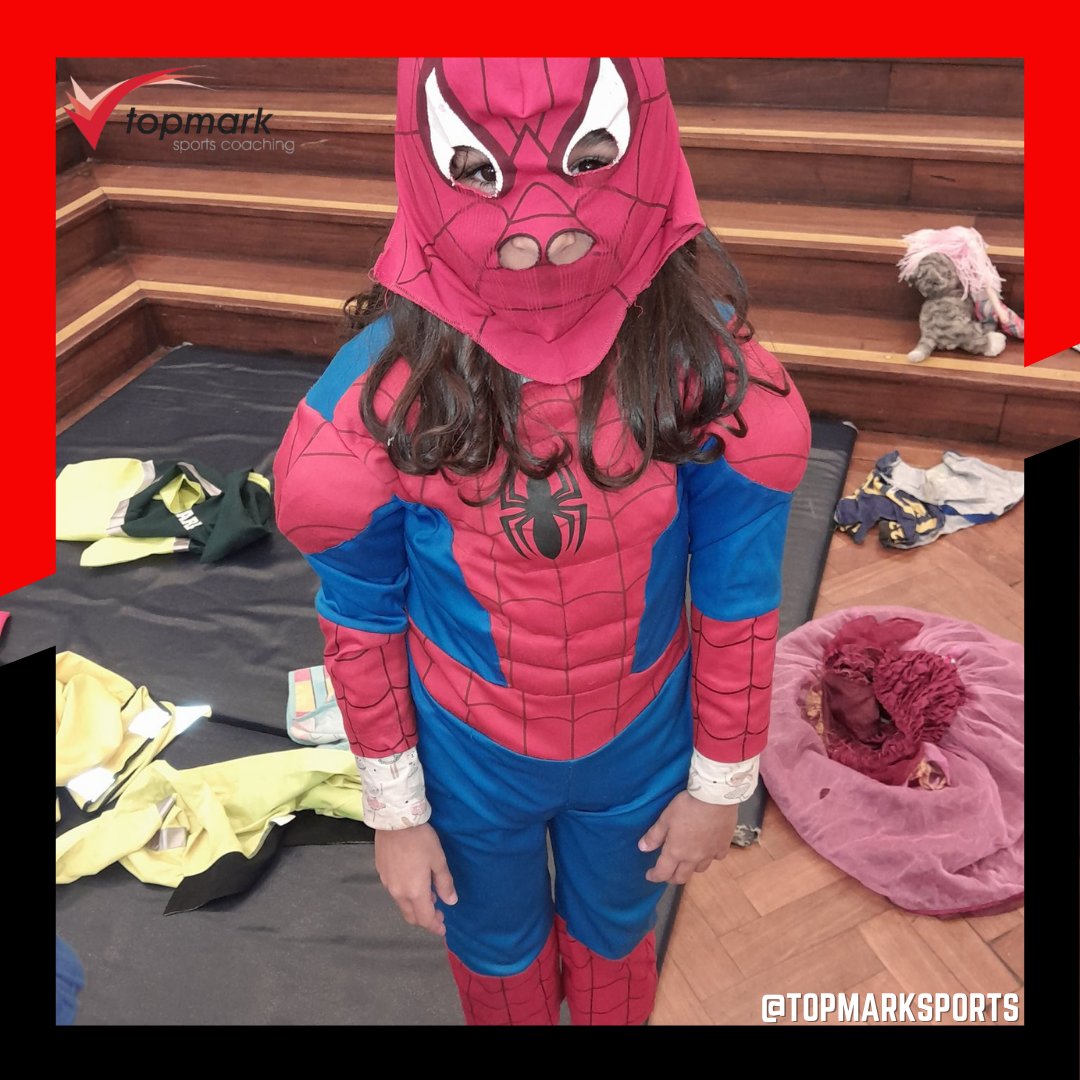 TopmarkSports's tweet photo. 🕸️Spider-man! Dress up fun at Eliot Bank ASC!
🔴⚫️#TOPMARK #AFTERSCHOOLCLUB https://t.co/IW0eS7Lf4s
