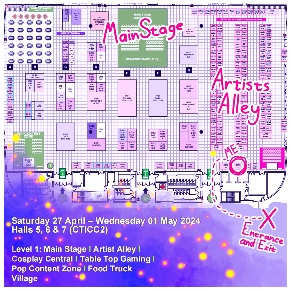 DeamoonDraws's tweet photo. I'm an official vendor for #comicconcapetown✨ https://t.co/eHrp5TXgYd
