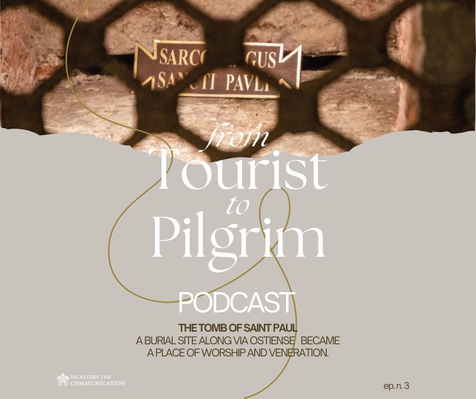 Under the guidance of Fr. Edmund Power, former abbot of the Abbey of St. Paul Outside the Walls, we retrace the history of the sites of the martyrdom and burial of St. Paul. #FromTouristToPilgrim Listen here: basilicas.vatican.va/en/basilica-sa…