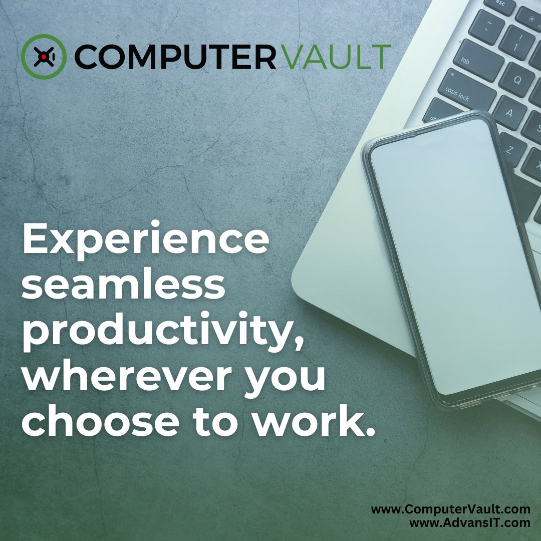 Seamless productivity, anytime, anywhere. 🌐💼

ComputerVault.com
AdvansIT.com

#vdisolution #vdiworld #AdvansIT #ComputerVault #cvmasterdistributor #digitaltransformation #VDI #virtualmachine #VM #networksecurity #security #cybersecurity #virtualdesktop