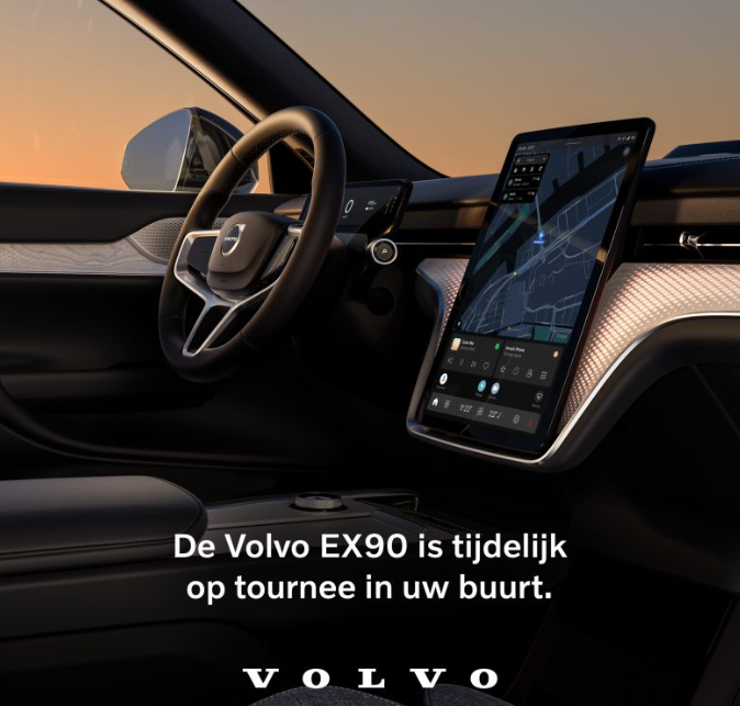 FietsersbondM's tweet photo. Auto-reclame op de tijdlijn. Het scherm is straks bijna even groot als de voorruit. Maar hey, gelukkig wel handenvrij. #focusopdeweg #hetbestemoetnogkomen #ikdenkdaarietsvan #vcv24 #verkeersveiligheid https://t.co/rdOFM2Tj55